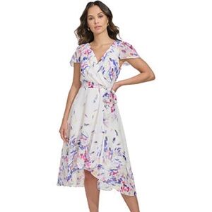 DKNY Floral Dress, Size 16 NWT
